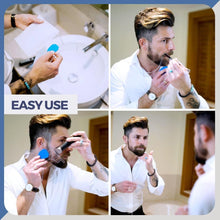 Load image into Gallery viewer, Men&#39;s Beard &amp; Hair Straightening Brush With Line- Up Grooming Kit