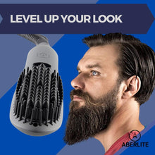 Load image into Gallery viewer, Men&#39;s Beard &amp; Hair Straightening Brush With Line- Up Grooming Kit