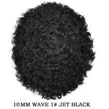 Load image into Gallery viewer, Drake Jet Black 6&quot; Afro Curly Human Hair PU Toupee for Men