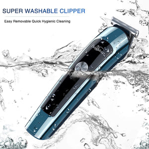 Waterproof All-in-One Electric Beard Trimming Grooming Kit