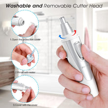 Load image into Gallery viewer, Waterproof Nose &amp; Ear Hair Trimmer