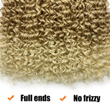 Load image into Gallery viewer, Christina 27/613 Honey Blonde Long Curl Water Wave Synthetic Crochet Hair Extensions
