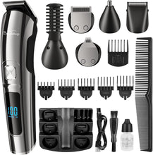 Load image into Gallery viewer, Waterproof All-in-One Electric Beard &amp; Nose Grooming Kit