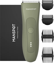 Load image into Gallery viewer, Army Green Hypoallergenic Smooth Manscape Shaver