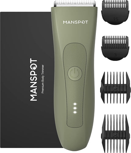 Army Green Hypoallergenic Smooth Manscape Shaver
