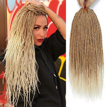 Load image into Gallery viewer, Tiffany 27/613 Blonde Ombre Micro Senegalese Twist Braids Crochet Hair Extensions