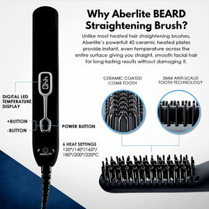 Men's Beard & Hair Straightening Brush
