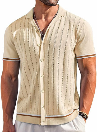 Classic Man Kit Button Down Striped Shirt
