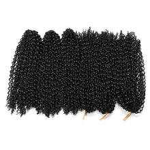 Load image into Gallery viewer, Catalina Kinky Curly #1B Crochet Synthetic Hair Bundles
