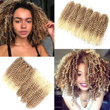 Load image into Gallery viewer, Honey Blonde Passion Twist Synthetic Hair Bundles