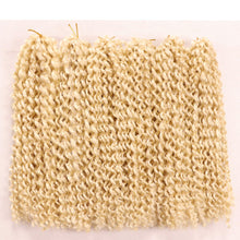 Load image into Gallery viewer, Blonde Kinky Curly Crochet Synthetic Hair Bundles