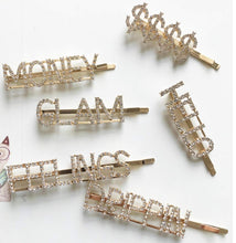 Load image into Gallery viewer, Came Thur Dripping 12 Pcs Sparkly Rhinestone Metal Hair Clips