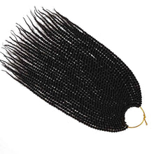 Load image into Gallery viewer, Amari Jet Black Micro Senegalese Twist Braids Crochet Hair Extensions