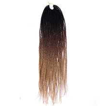 Load image into Gallery viewer, Zuri Black to Blonde Ombre Micro Senegalese Twist Braids Crochet Hair Extensions