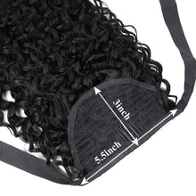 Load image into Gallery viewer, Sasha 20&quot; Kinky Curly Water Waves Synthetic Wrap Around Ponytail