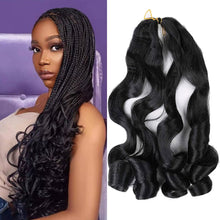 Load image into Gallery viewer, Tiana 1B  22&#39;&quot; French Curls Braiding Hair