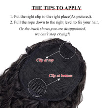 Load image into Gallery viewer, Imani Natural Black 30 Inches Long Kinky Curly Drawstring Ponytail