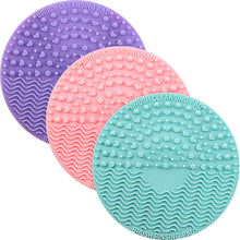 Load image into Gallery viewer, Round Silicone 3 Pcs Makeup Scrubber