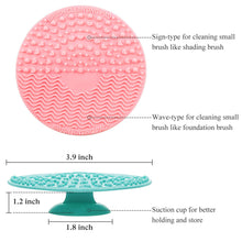 Load image into Gallery viewer, Round Silicone 3 Pcs Makeup Scrubber