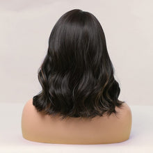 Load image into Gallery viewer, Chelsea Blonde With Highlights Short &amp; Wavy Synthetic Bang Wig