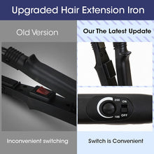 Load image into Gallery viewer, Black Hair Extension Keratin Tip K-Tip Fusion Iron