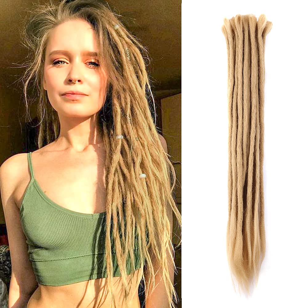 Golden Blonde Soft Pre-Looped Faux Locs Extension
