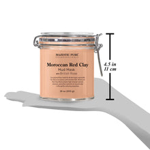 Load image into Gallery viewer, Moroccan Red Clay Facial Mud Mask with British Rose Moisturizer &amp; Cleanser
