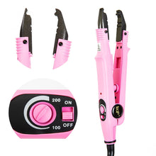 Load image into Gallery viewer, Rose Pink Hair Extension Keratin Tip K-Tip Fusion Iron