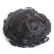 Load image into Gallery viewer, Antonio PU Base Straight Human Hair Toupee