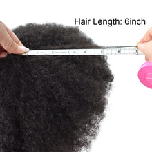 Load image into Gallery viewer, 120% Density Human Hair #1B 6 Inches Curly Lace Front 4 mm Wave Toupee for Men