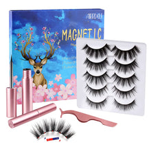 Load image into Gallery viewer, Fairytail 5 Pcs Magnetic Eyelashes &amp; Eyeliner Set