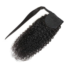 Load image into Gallery viewer, Amari Kinky Curly Human Hair Wrap Around Ponytail Extension