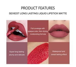 Love and Lust Long Lasting Matte Liquid Lipstick Set