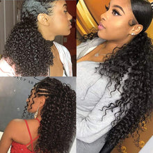 Load image into Gallery viewer, Kemi Kinky Curly Human Hair Wrap Around Ponytail