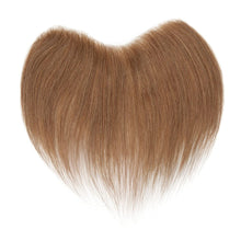 Load image into Gallery viewer, Men&#39;s Suave Light Brown Human Hair V-Shape Topper Hairpiece Toupee
