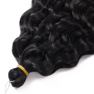 Janet 1B Wavy Crochet Synthetic Braiding Extensions