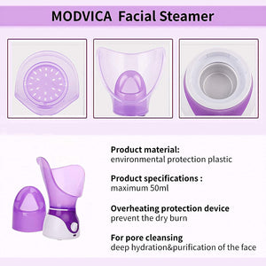 Professional Home Spa Facial Steamer for Moisturizing and Hydrating Face