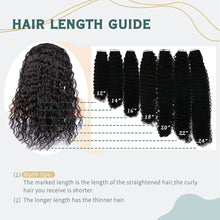 Load image into Gallery viewer, Jessica Kinky Curly Jet Black 14-28 Inches Tape in Human Hair Extension