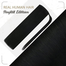 Load image into Gallery viewer, Sophia Silky Straight Human Hair Wrap Around 14-24&quot; Ponytail Extension