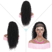 Load image into Gallery viewer, Coco Curly 27&quot; Black Synthetic Drawstring Ponytail Extension