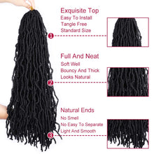 Load image into Gallery viewer, Kendra Soft Curly 24 Inches Faux Locs Crochet Synthetic Hair
