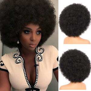 Foxy Brown 70's Inspired 1B Afro Wig