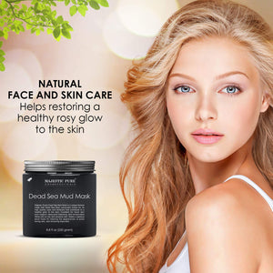 Dead Sea Mud Mask & Exfoliator for Face and Body