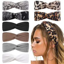 Load image into Gallery viewer, Twist Boho Knot 8 Pcs Hair Bands