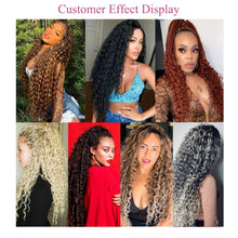 Load image into Gallery viewer, Winter White &amp; Silver Wavy Crochet Synthetic Braiding Extensions