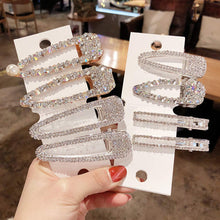 Load image into Gallery viewer, Shining Rhinestone 8 Packs Hair Clips