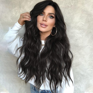 Juliana Beach Waves Synthetic Middle Part Lace Front Wig