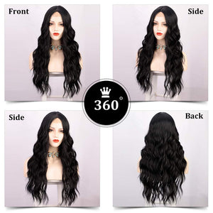 Juliana Beach Waves Synthetic Middle Part Lace Front Wig