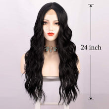 Load image into Gallery viewer, Juliana Beach Waves Synthetic Middle Part Lace Front Wig