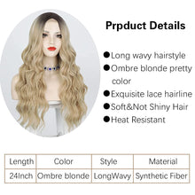 Load image into Gallery viewer, Katie Dirty Blonde Long Synthetic Beach Waves Wig